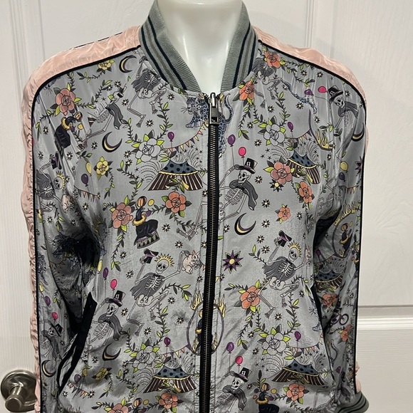 Zadig & Voltaire Billy circus reversible bomber jacket size XS - Picture 3 of 11